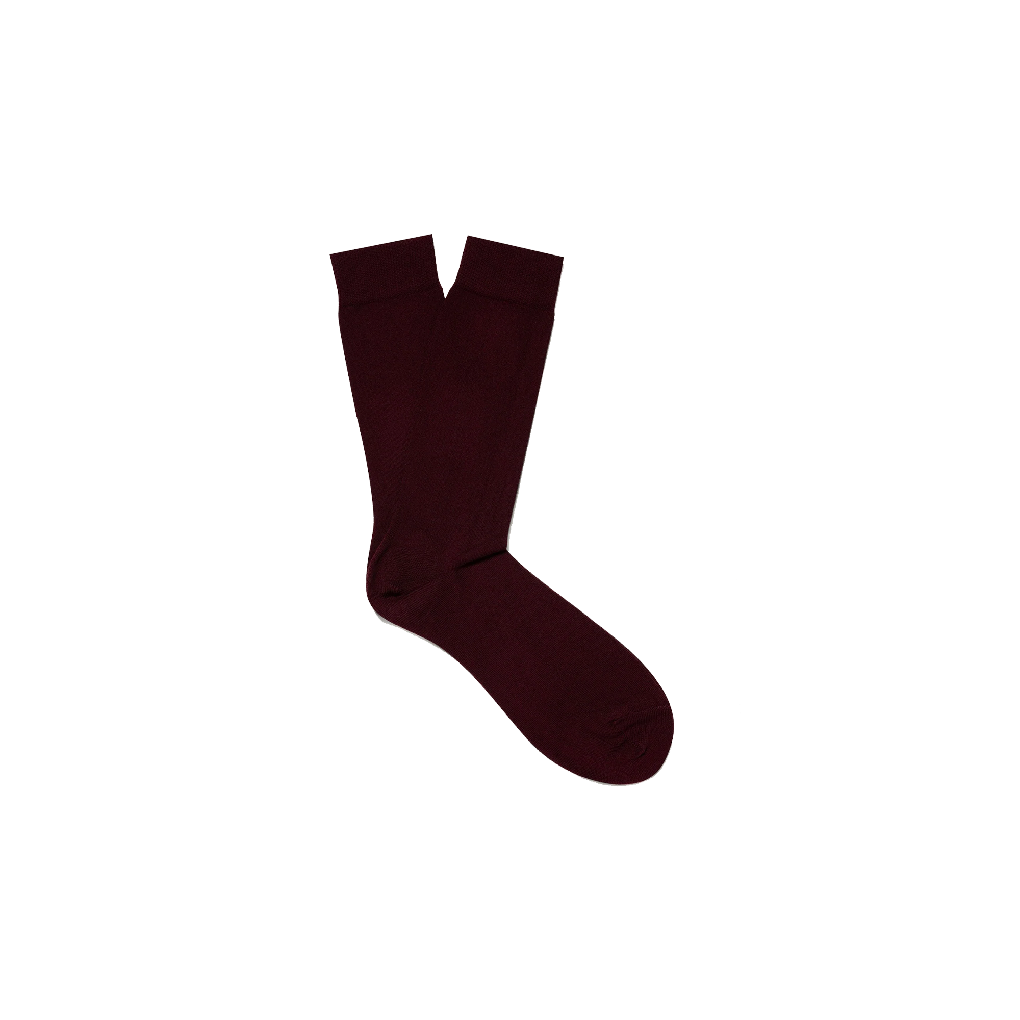 Sunspel Cotton Sock - Maroon MSOC9160 - RDEG – Stomping Ground