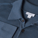Merino LS Polo Shirt - Slate Blue