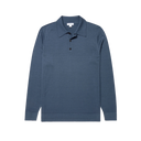 Merino LS Polo Shirt - Slate Blue