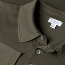 LS Jersey Polo - Dark Green