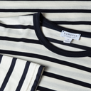 L/S Classic T-Shirt - Ecru/Navy Breton Stripe