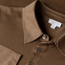 LS Jersey Polo - Dark Cedar