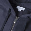 Loopback Zip-Up Hoodie - Navy