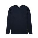 Merino Crew Neck - Navy