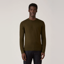 Merino Crew Neck - Loden Green