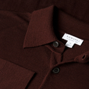 Merino LS Polo - Bakelite