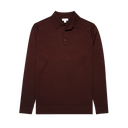 Merino LS Polo - Bakelite