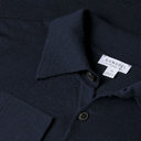 Merino LS Polo - Navy