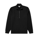 Loopback Half Zip Sweatshirt - Black