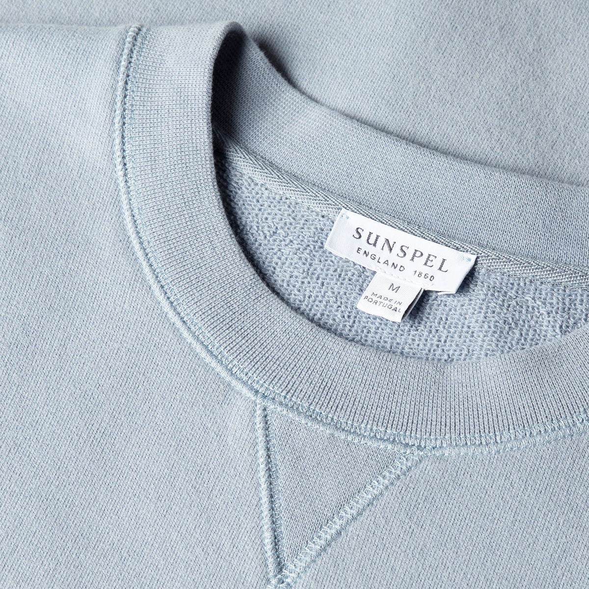 Sunspel Loopback Sweatshirt - Powder Blue – Stomping Ground