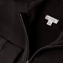 Supima Loopback Zip Thru Jacket - Black