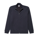 Supima Loopback Zip Thru Jacket - Navy