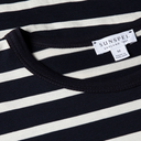 S/S Classic T-Shirt - Navy Breton Stripe