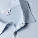S/S Polo Shirt - Blue Mist