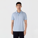 S/S Polo Shirt - Blue Mist