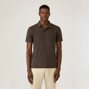 S/S Riviera Polo Shirt - Dark Chocolate