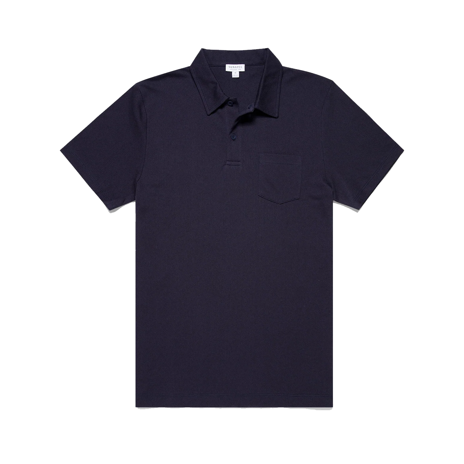 Sunspel S/S Riviera Polo Shirt - Navy – Stomping Ground