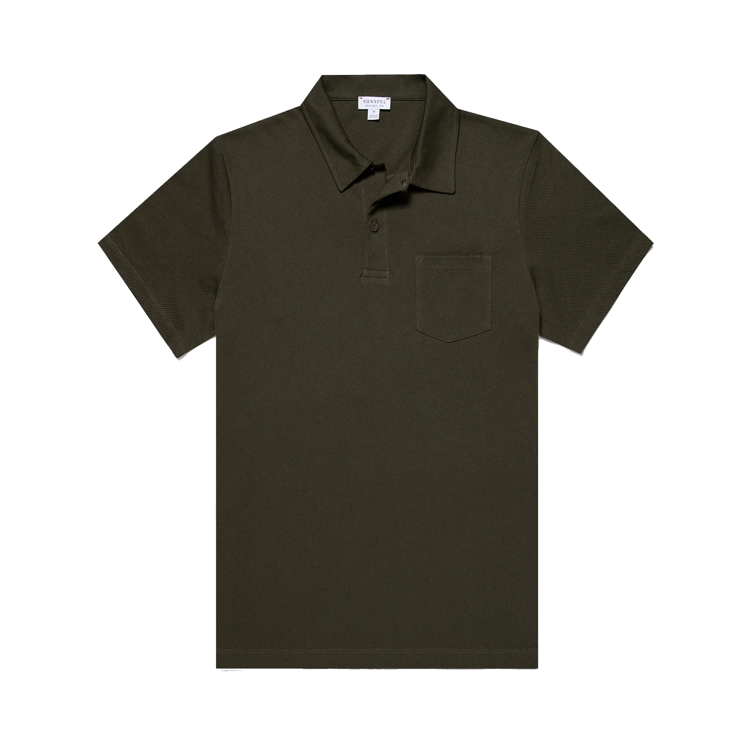 Ss Riviera Sunspel S/S Riviera Polo Shirt - Pine Green – Stomping Ground