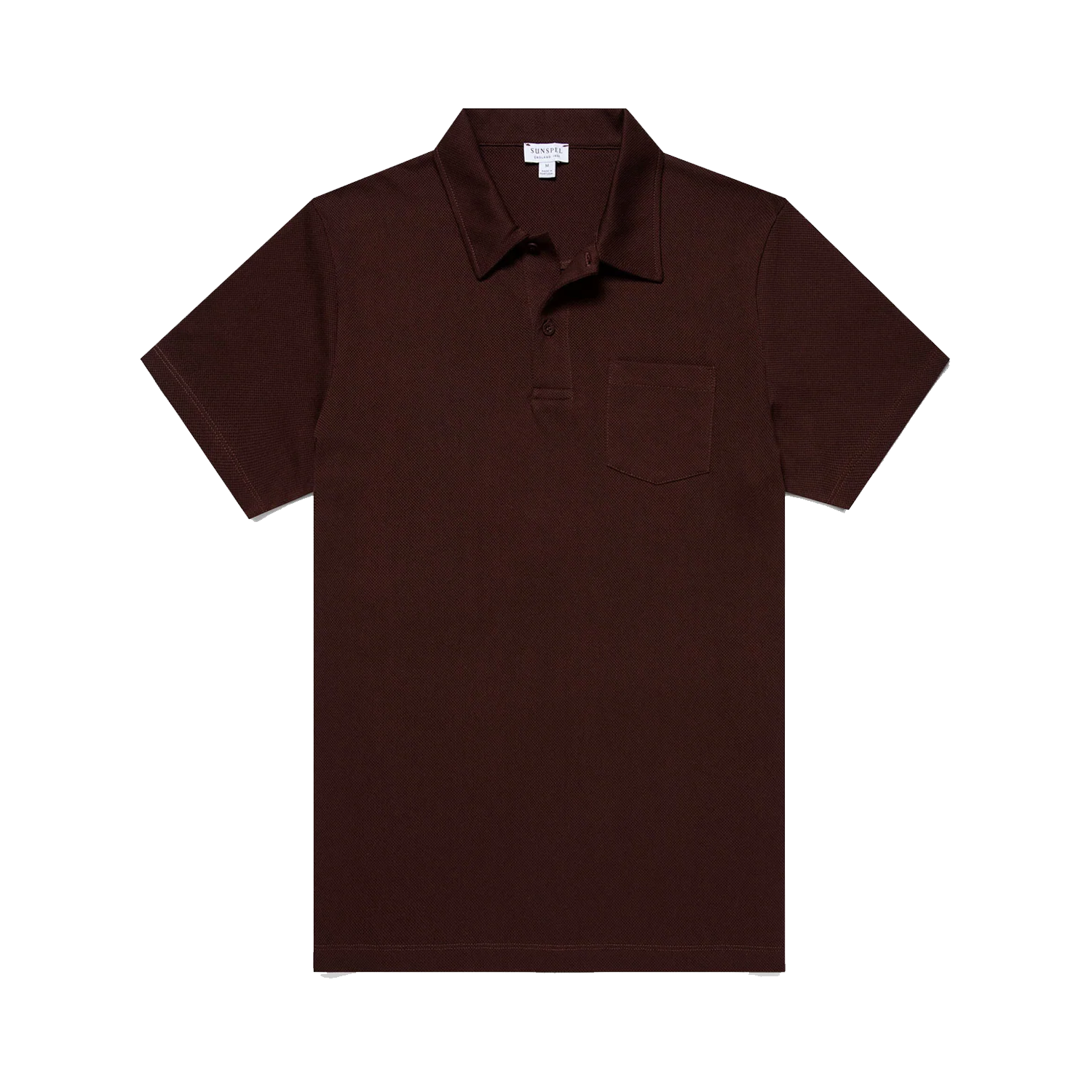 Sunspel S/S Riviera Polo Shirt - Raisin – Stomping Ground