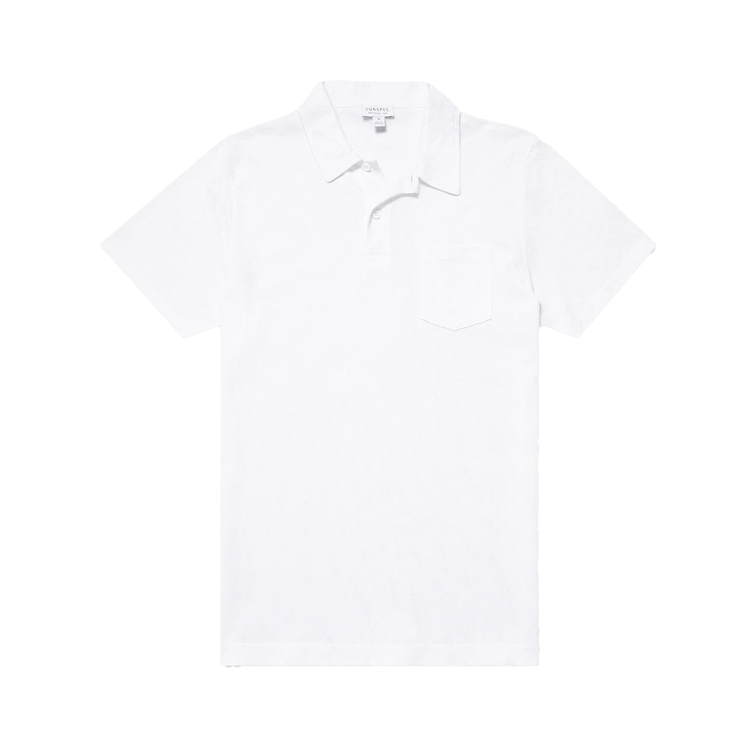 Sunspel S/S Riviera Polo Shirt - White – Stomping Ground