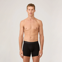 Stretch Cotton Boxer Brief - Black
