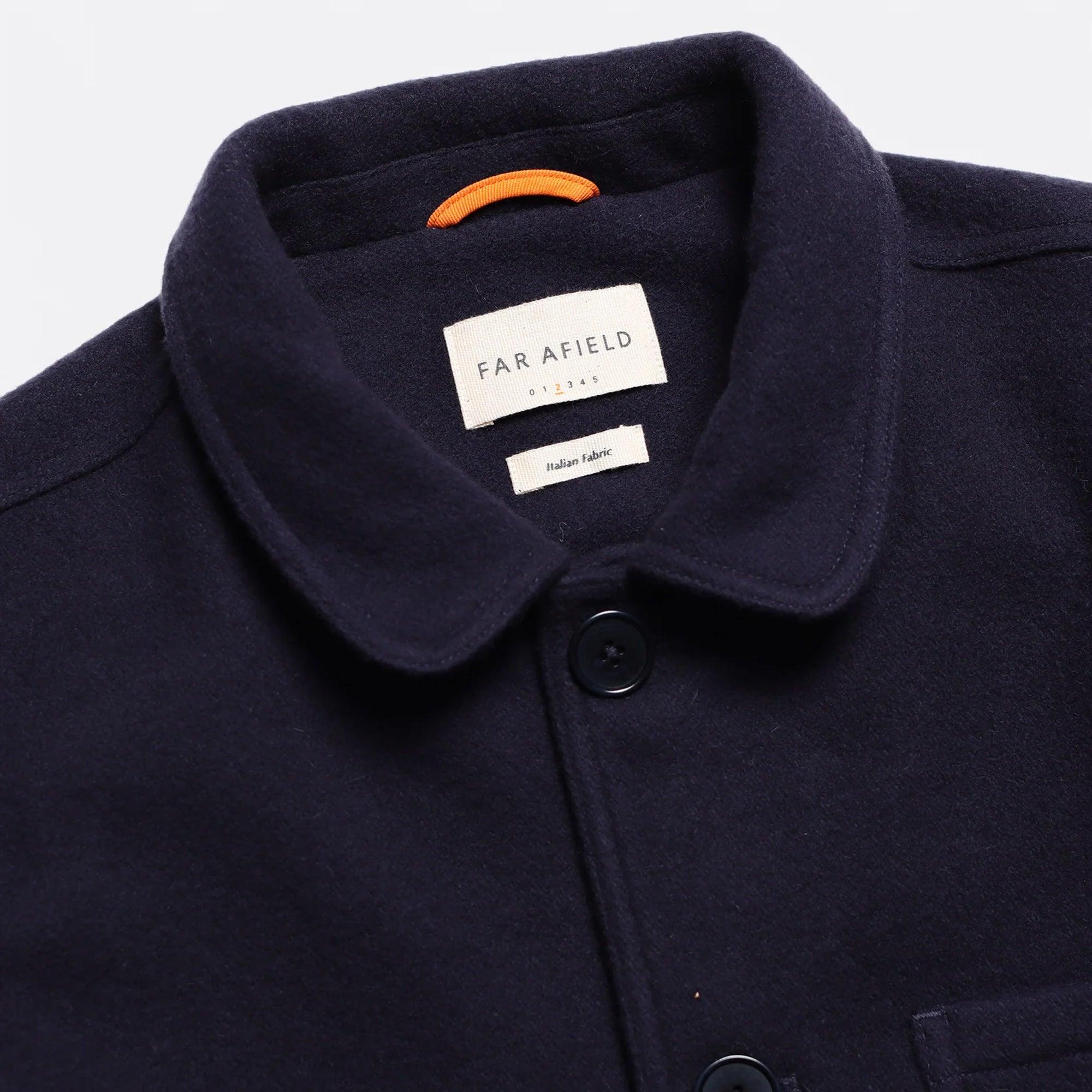Far Afield Station Jacket - Tuscan Pile Navy Iris – Stomping Ground