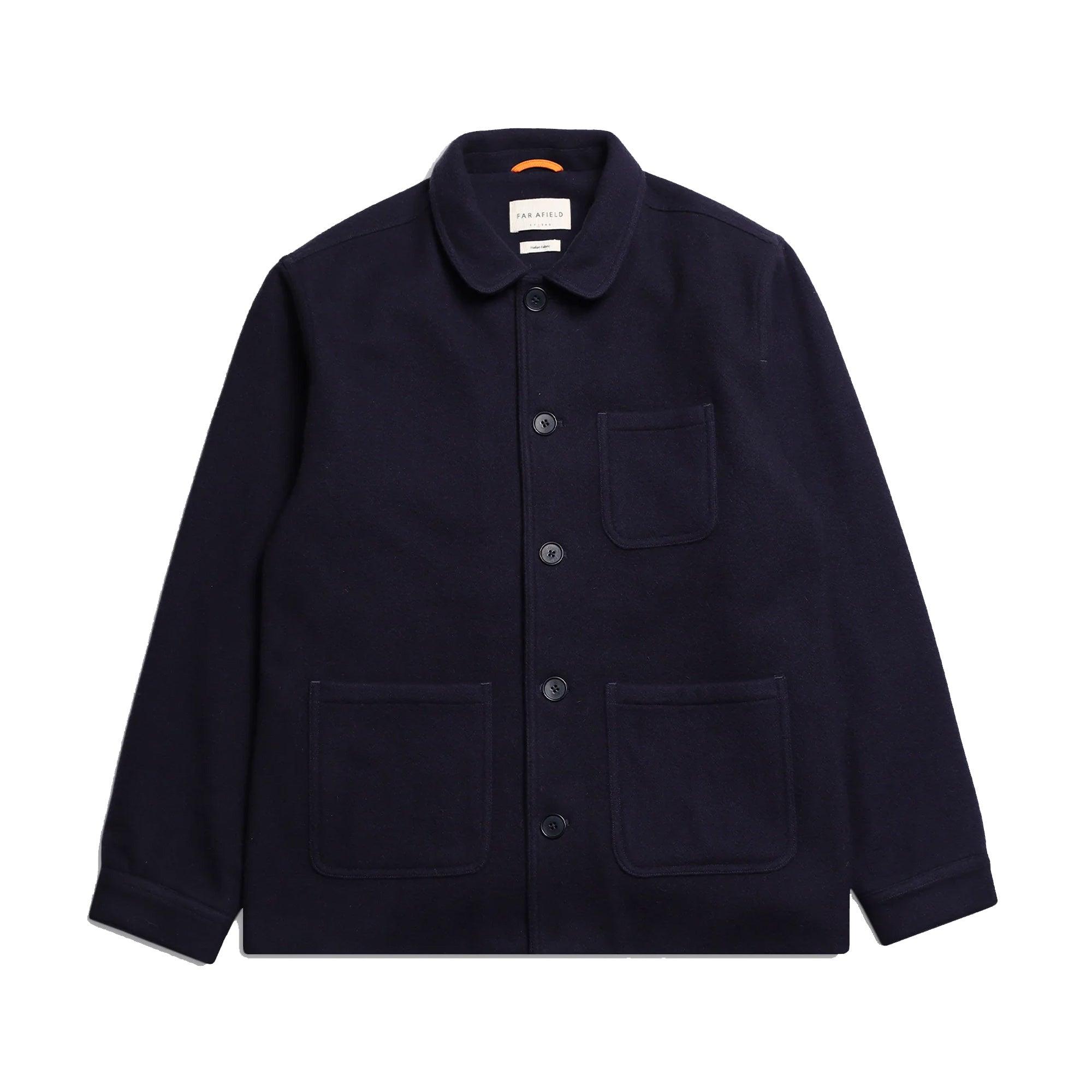 Far Afield Station Jacket - Tuscan Pile Navy Iris – Stomping Ground