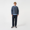 Advance Cardigan Wool Fleece - Slate Blue