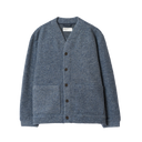 Advance Cardigan Wool Fleece - Slate Blue