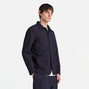 Bakers Chore Jacket - Navy Seersucker II
