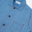 Bakers Overshirt - Herringbone Rec Washed Indigo