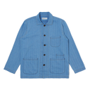 Bakers Overshirt - Herringbone Rec Washed Indigo
