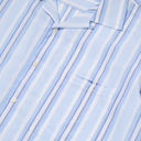 Camp Shirt - White/Blue Pop Stripe Two