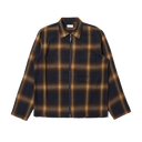 Canyon Check Zip Shirt - Navy