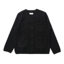Cardigan Wool Fleece - Black
