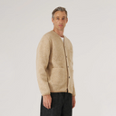 Cardigan Wool Fleece - Fawn