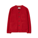 Cardigan Wool Fleece - Scarlet