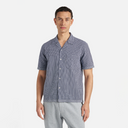 Dean Road Shirt - Navy Tile 3 Cotton