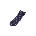 Dot Print Tie - Navy