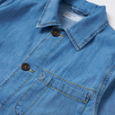 Field Jacket - 8 Oz Slub Denim Washed Denim