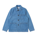 Field Jacket - 8 Oz Slub Denim Washed Denim