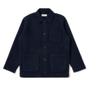 Field Jacket II - Techno Melton Plain Navy