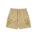 Beach Short - Sand Poly Tech Flower Mountain