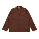 Peached Poplin Franck Jacket - Brown