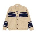 Langdale Cardigan - Chunky Knit Stripe Sand
