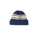 Lenny Hat - Chunky Knit Stripe - Navy