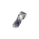 Texture Plaid Tie - Navy