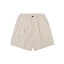 Pleated Track Short - Kennedy Stripe Brown