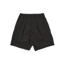 Pleated Track Short - Recycled Poly Tech Black