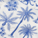 Jungle Toile Poplin Camp Shirt - White